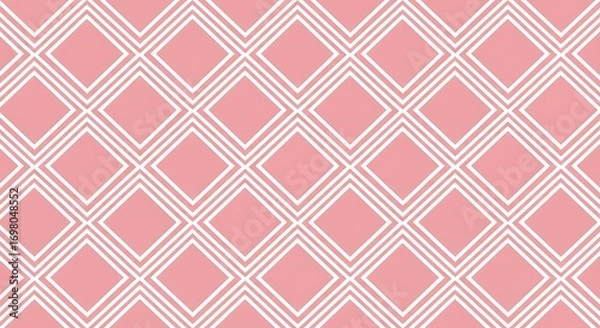 Obraz Pink Diamond Lattice