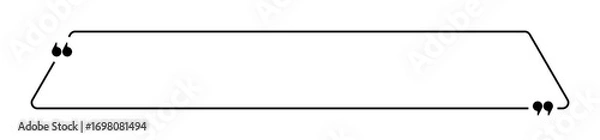 Fototapeta Quotes in triangular linear shape graphic design