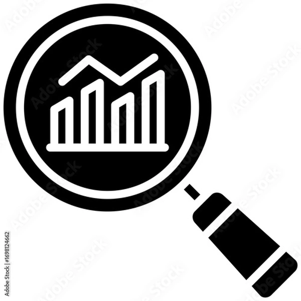 Obraz Search Statistics Icon