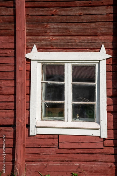 Fototapeta Old antique window
