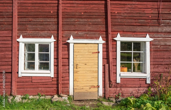 Obraz Old antique door and windows