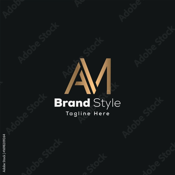 Obraz minimalist logo template