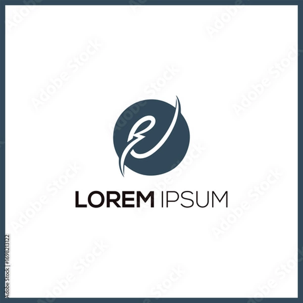 Obraz minimalist logo template