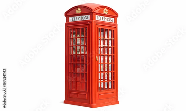 Obraz vintage telephone booth