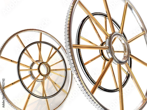 Fototapeta Structure of a wheel