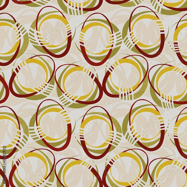 Fototapeta Vivid repeating map - For easy making seamless pattern use it for filling any contours