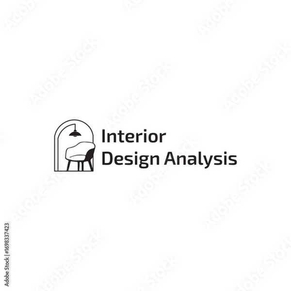 Obraz Interior logo vector ai