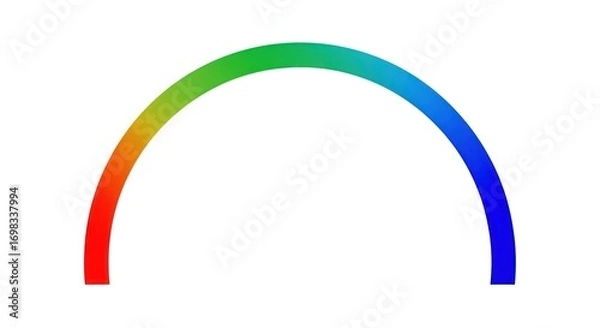 Obraz Colorful Rainbow Arc Abstract Design Element