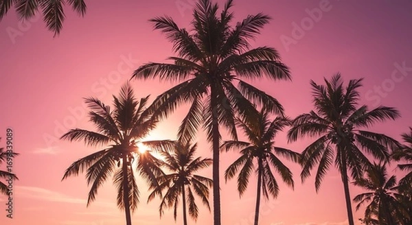 Obraz Pink Hour Silhouettes