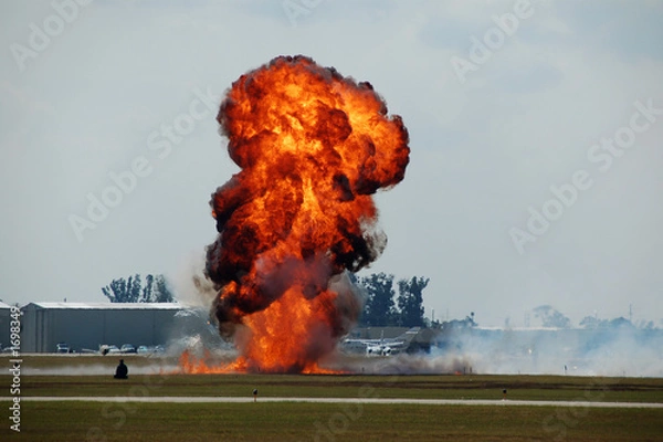 Obraz explosion at airport