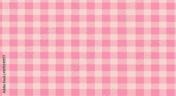 Obraz Pink Gingham Dream