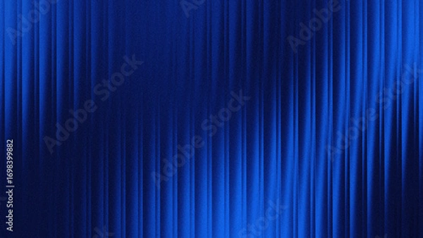 Fototapeta Blue wave fractal glass gradient blurred background, abstract transparent glass trendy wallpaper grainy noise texture.	