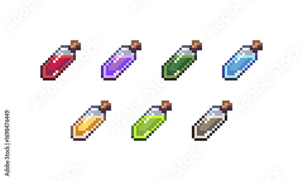 Fototapeta Pixel Potion Pack Game Assets