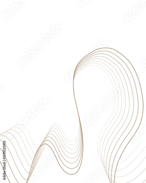 Obraz The dark wive line art with white background 