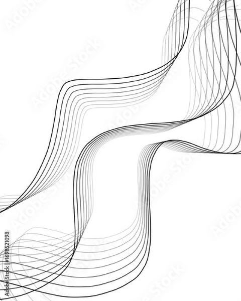 Obraz Vector hand pointing right ican outline 