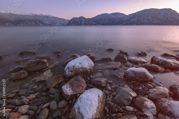 Obraz View to mountain lake