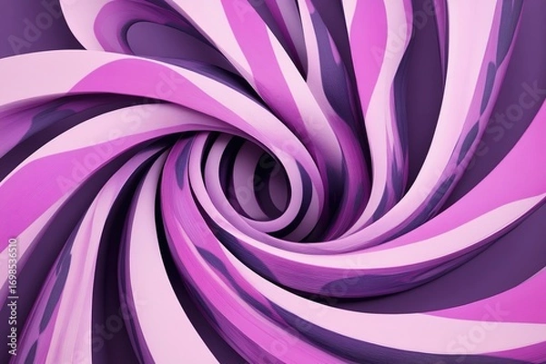 Fototapeta twisted ribbons forming impossible knots optical illusion