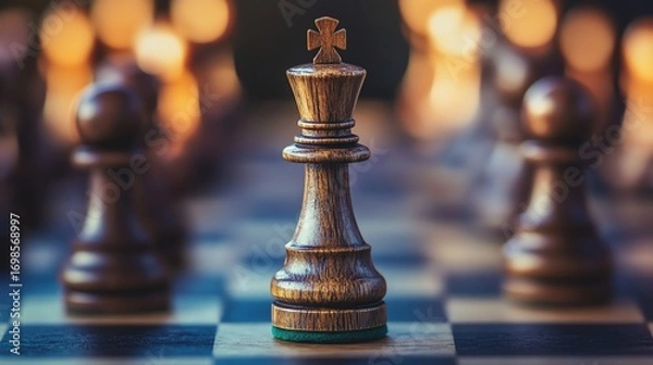 Fototapeta Leadership management ensures alignment between individual roles and organizational goals.