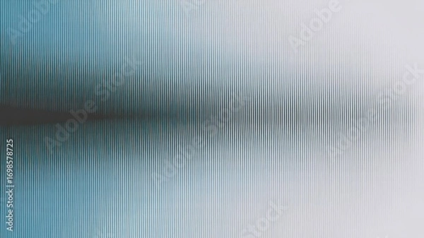 Fototapeta Abstract blue and gray background with vertical lines and wave pattern