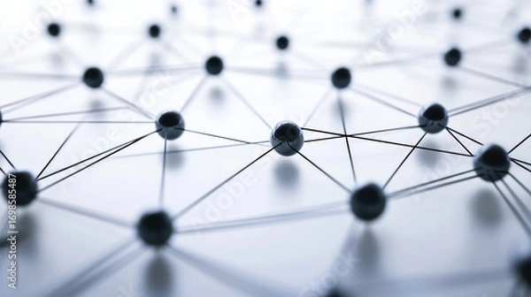 Obraz Network connections abstract