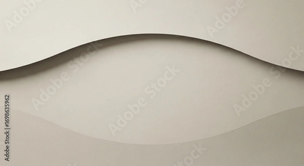 Obraz Beige Pastel Gradient Backdrop – Clean and Modern Texture