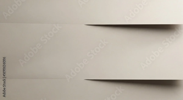 Obraz Minimalist Beige Gradient Background – Neutral Soft Backdrop Texture