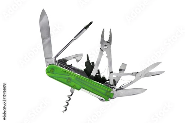 Obraz Green Swiss Penknife