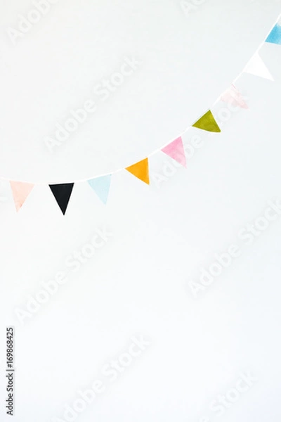 Obraz Colorful flag garland