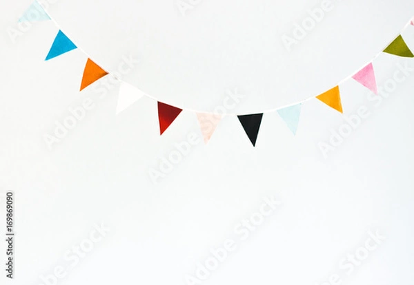 Obraz Colorful flag garland