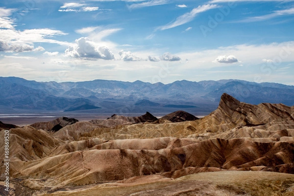 Obraz The Badlands at Zabriskie point, Death valley