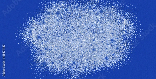 Obraz Abstract glowing light explosion radiating outwards on a deep blue textured background