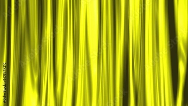 Obraz 3d gold curtain. Computer generated 3d render