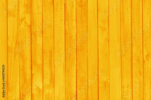Fototapeta Orange Paint Wood Texture Fence Board Structure Background Wooden Surface Plank Bright
