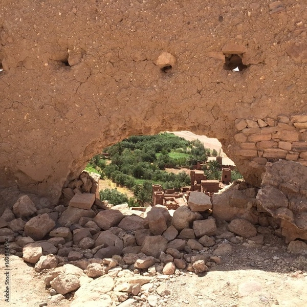 Fototapeta モロッコ　アイト・ベン・ハッドゥ　旅