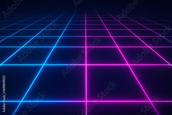 Obraz abstract blue background with lines