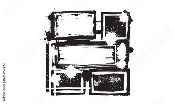 Fototapeta Abstract Paint Splatter