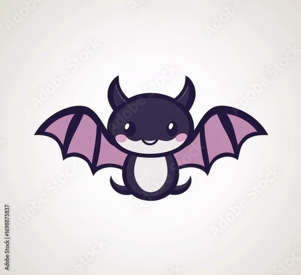 Obraz The modern design features a dragon head line and a black dragon head logo icon
