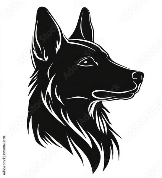 Obraz A dog could symbolize a specific year in the Chinese zodiac horoscope astrology animal sign