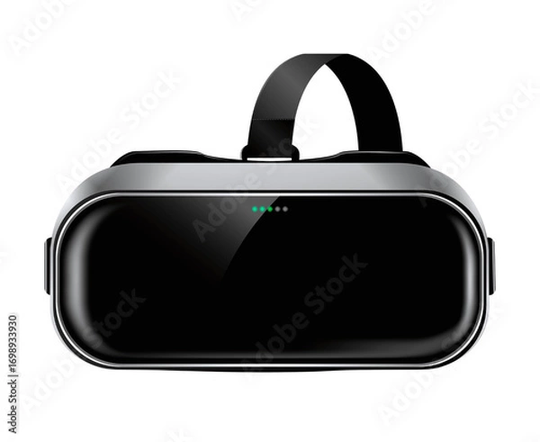 Fototapeta Modern virtual reality headset for the metaverse