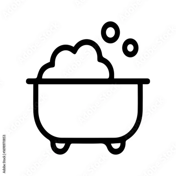 Fototapeta Bubble Bath Icon