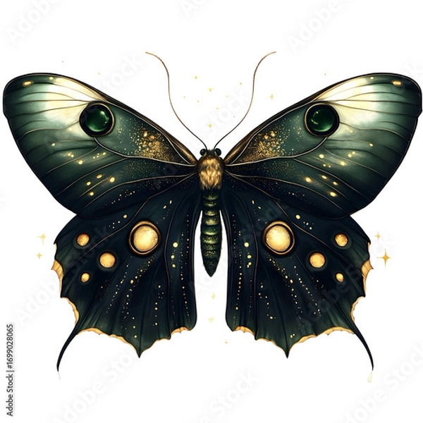 Obraz butterfly isolated on white background