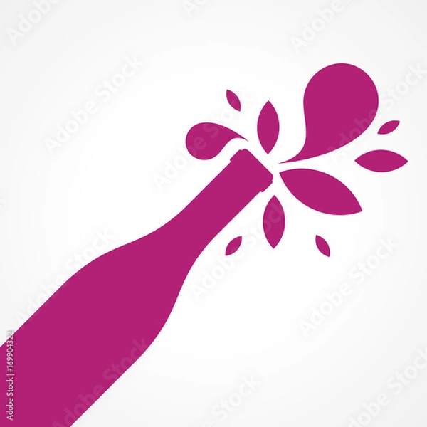 Obraz bouteille vecteur