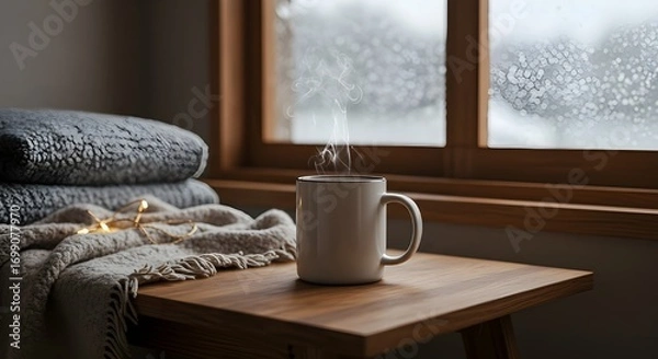 Obraz  Cozy Winter Coffee Nook