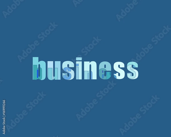 Fototapeta business word cloud 