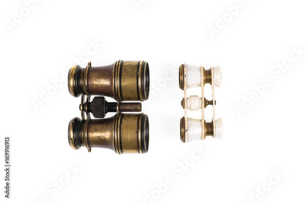 Obraz old theater binoculars