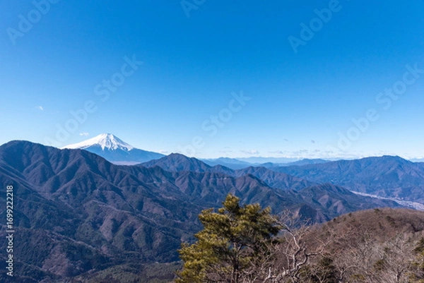 Obraz 赤岩から見る富士山