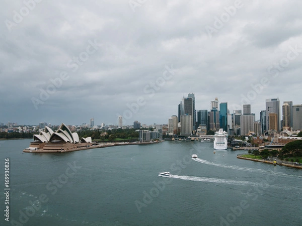 Obraz Sydney Operahouse mit Skyline