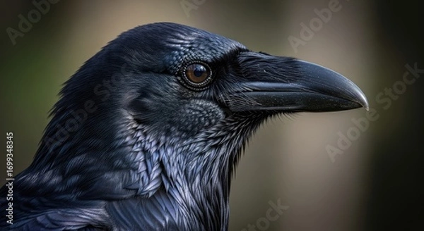 Fototapeta long black fur