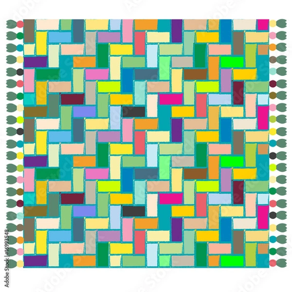 Obraz colored carpet
