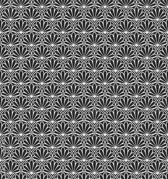 Fototapeta Japanese pattern seamless circle abstract wave background